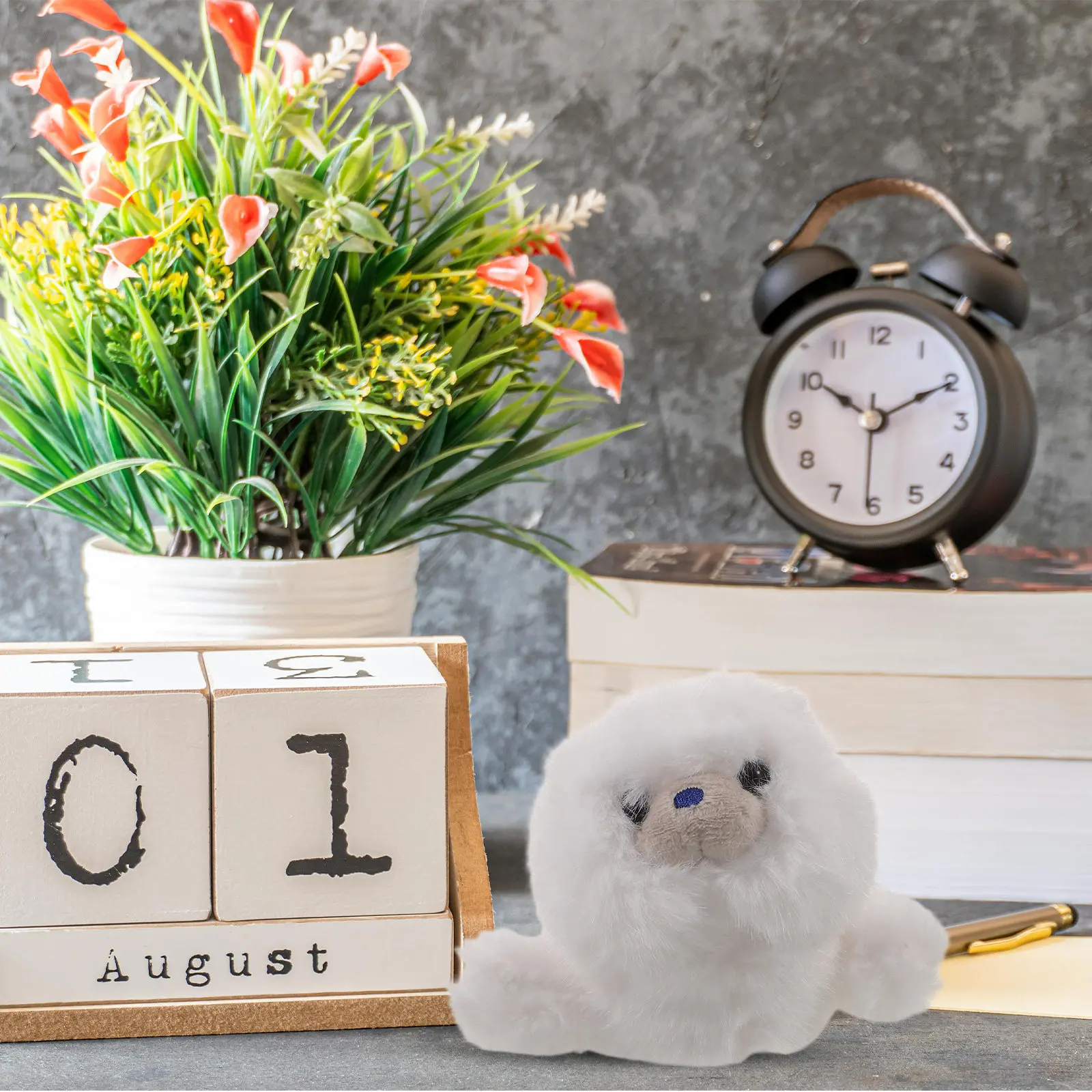

Seal Stuffed Animal 18.5cm Cuddly Nursery Stuffed Seal for Boys Girls Mini Animal Birthday Party Baby Shower Car Decor