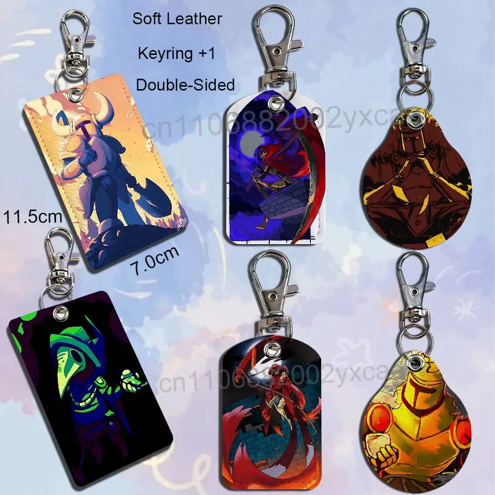 game King Plague Specter Shovel Knight   Holder For Bank Business Work Card Holder Student Card Case Bus Card Keychain