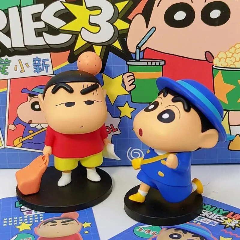 Anime Crayon Shin chan Blind Box Daily Life Series 3rd Generation Blind Box Doll Toy Series Model Ornament Toy christmas Gift