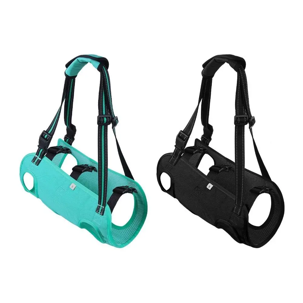 

Adjustable Strap Dog Lift Harness Thicken Handle Legs Support Dog Sling Carrier Portable Soft Lining Pet Lifting Vest Elderly