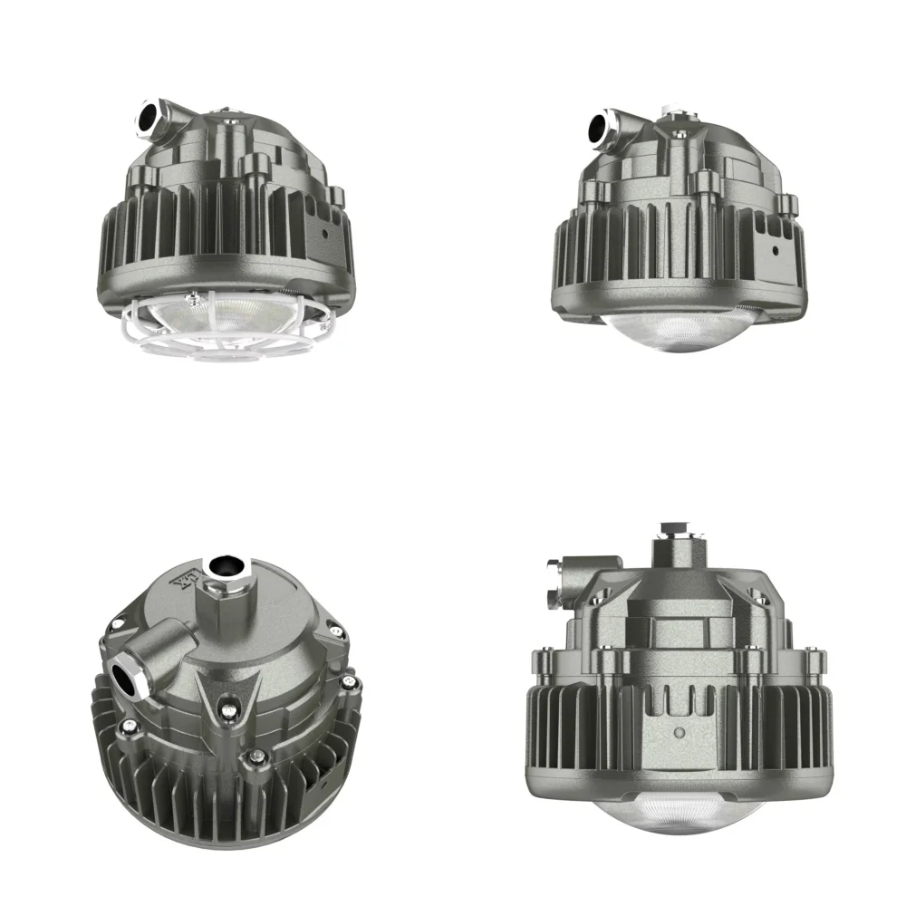 

LED Explosion Proof Light IP66 for Oil Station Petroleum Refinery Zone Round Workshop Lighting for Hazardous