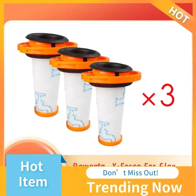 

BBNV-3Pcs Of Reusable Washable Pre Filters For Rowenta X-FORCE FLEX 9.60 Rh20xx ZR009010 ZR009012 Cordless Vacuums