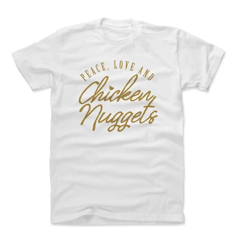 Chicken Nuggets Men's Cotton T Shirt Hangry Lifestyles Peace Love And