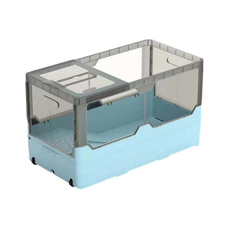 Turtle tank free water change with sunbed Brazilian turtle ecological landscaping breeding box aquarium accessories 220V 4W