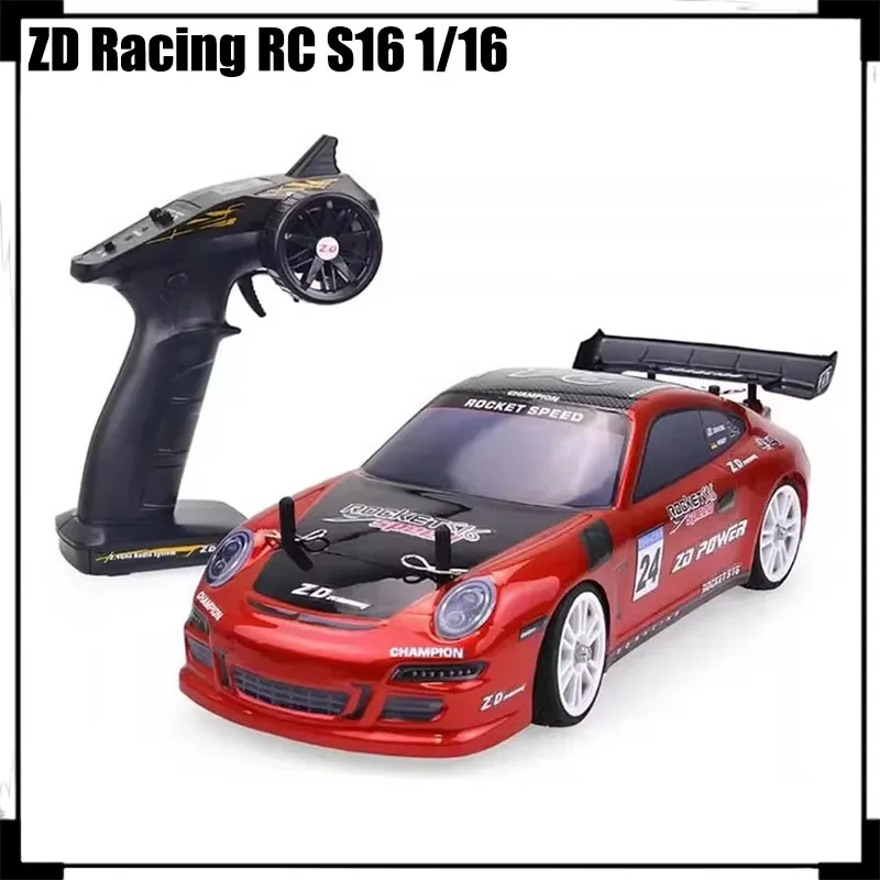 Zd Racing Remote-controlled Car Rc S16 1/16 Rtr Four-wheel Drive Electric Room Sports Car Track Brushless Electric Toy Car