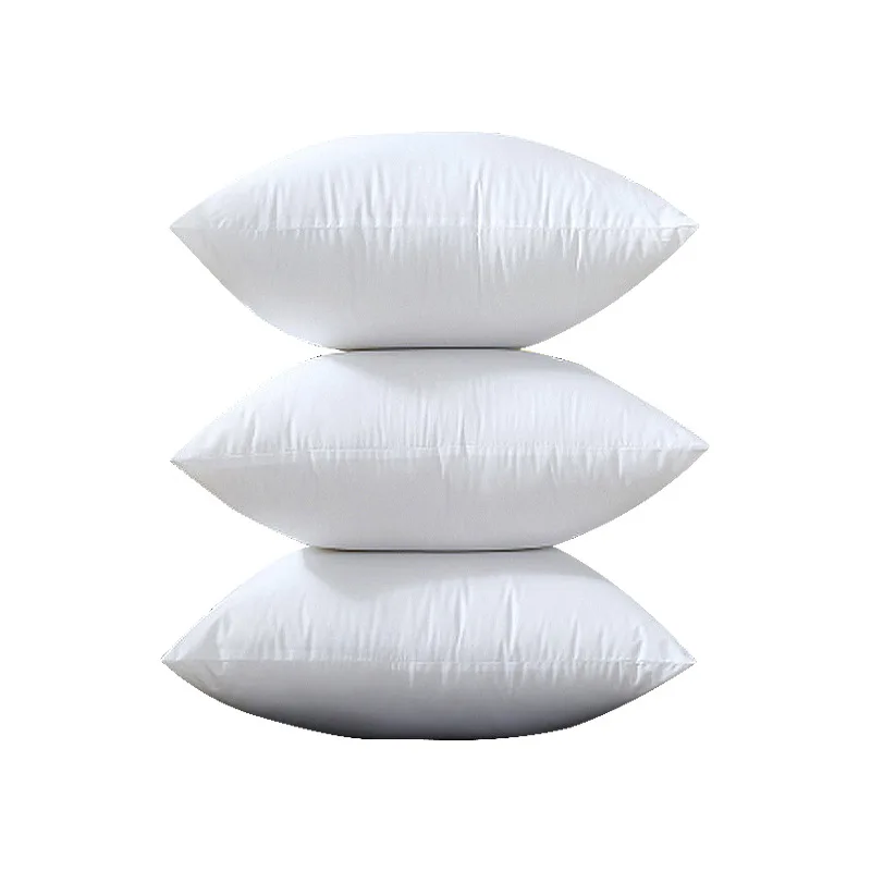 1PC Standard Pillow Cushion Core Cushion Inner Filling Soft Throw Seat Pillow interior Car Home Decor White 40X40CM 45X45CM
