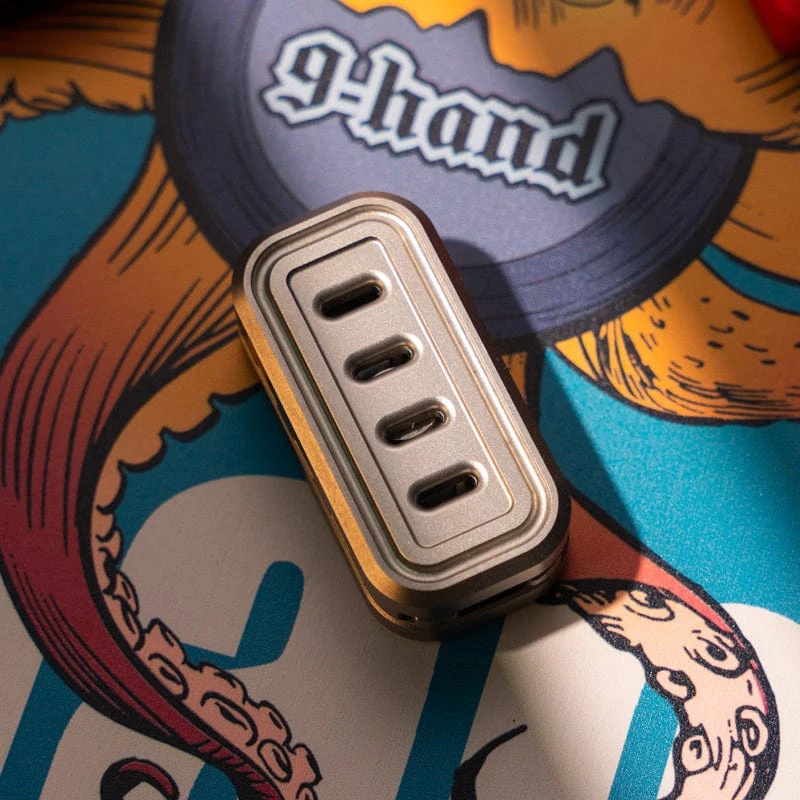 Fidget Toys EDC 장난감 Fidget Spinner 3 레이어 튜닝 포크 슬라이더 스테인레스 스틸 안티 스트레스 감각 장난감 ADHD Fidgeting Toys