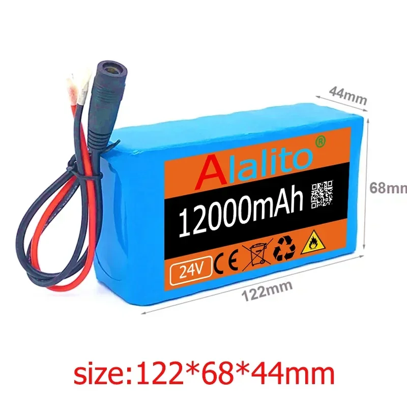 24v 6s2p Lithium Battery Pack 12Ah 18650 Rechargeable Battery Li Ion Battery Pack With Chargerr