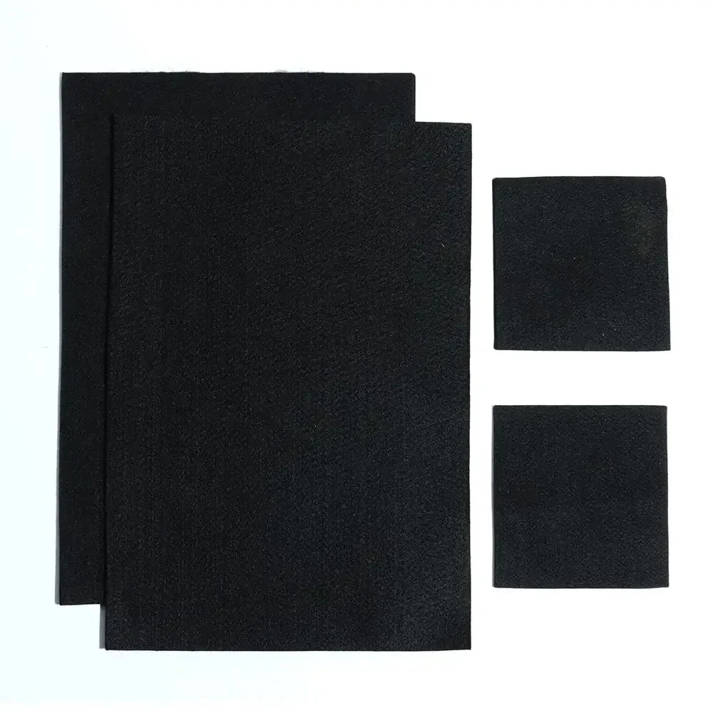 Graphite Felt Black Welding Protective Blanket Torch Shield Pack Protective Sheet Carbon Fiber High Temp 300*300mm Durable