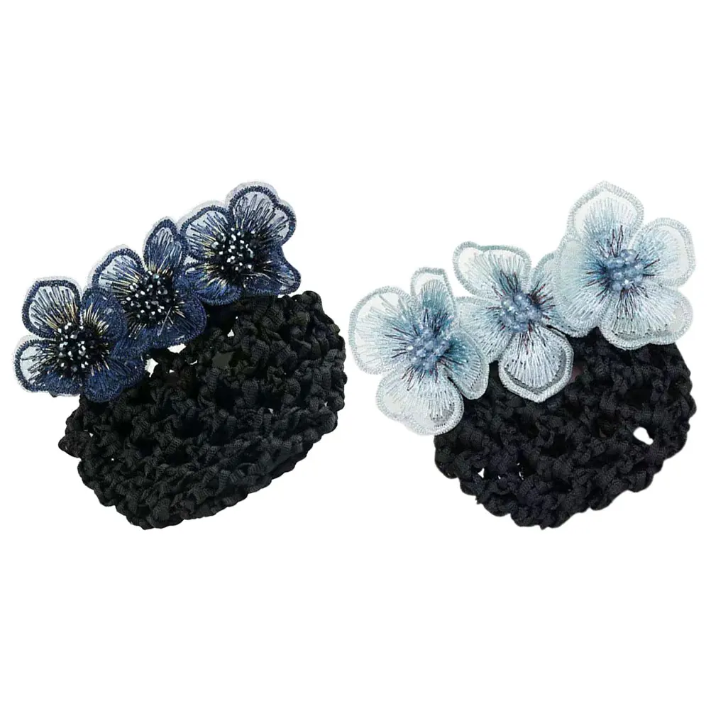 

2Pcs Hair Accessories Net Pocket Clip Lightweight Durable FW04FW04 Women Hairnets for Buns Ballet Hair Net Elegant Graceful