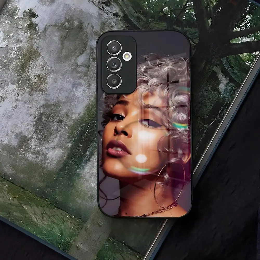 Singer Doja Cat Scarlet Phone Case Glass for Samsung Galaxy S24 S22 S20 S23 S21 Ultra Fe Plus A34 A54 A24 A52 A53 M54 Coque