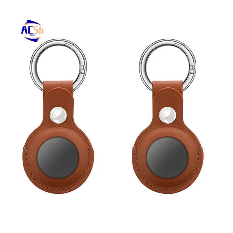 

AC56-2X Suitable For Airtag Leather Case, Suitable For Device Anti-Drop, Anti-Lost Airtag Case