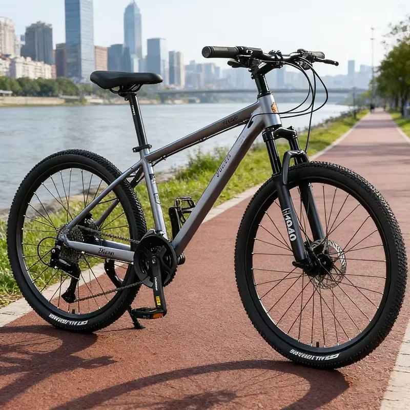 Ex-factory price available in stock, variable speed mountain bike, aluminum disc brake, with ordinary pedals