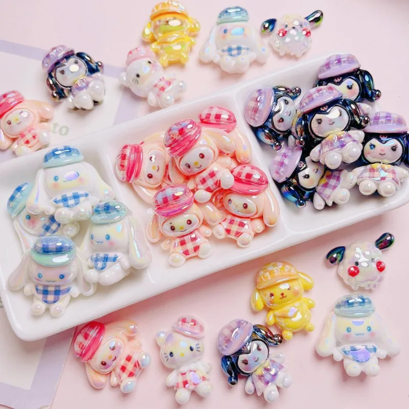 

Sanrio жемчужные цветные полимерные бусины Милая 3D Мелодия Kuromikawaii Hello Kitty Cinnamoroll DIY браслет ожерелье аксессуары Оптовая продажа