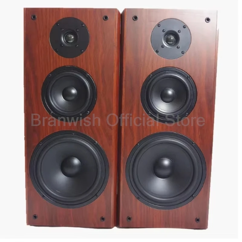 8 インチ 80-130 ワット本棚スピーカーホームオーディオ 8ohm 高中低 3 ウェイ周波数 Hifi スピーカー木製フロントパッシブスピーカー