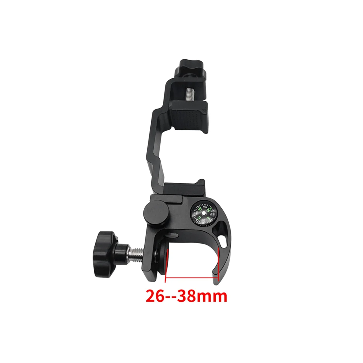 Brand New Corrosion Resistant GNSS GPS Pole Clamp with Compass &Open Data Collector Cradle Pole Holder Mount