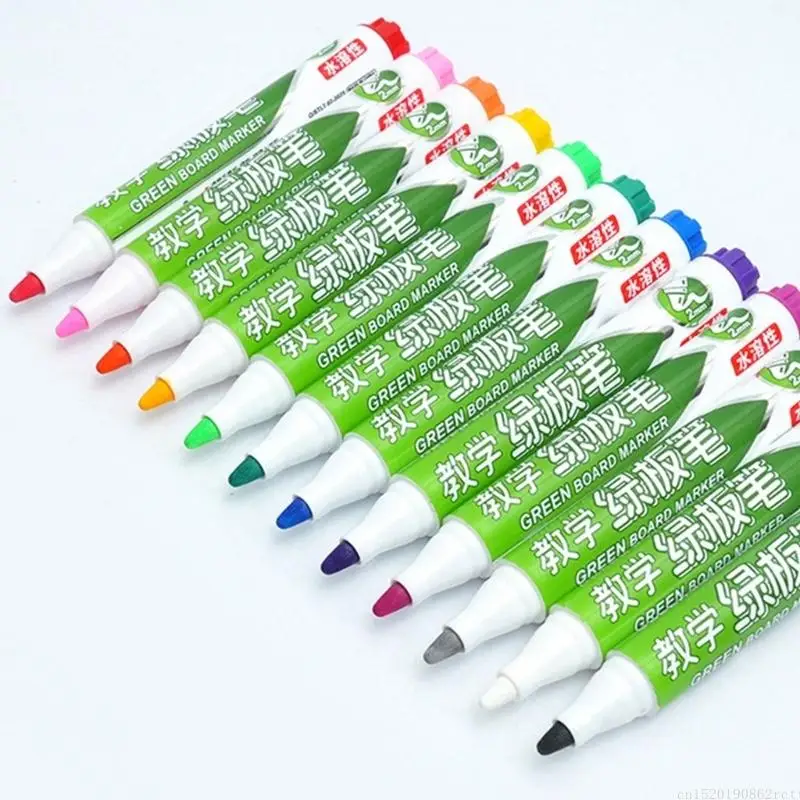 D5BB 12Pcs Whiteboard Dry Erases Chalk Marker Pens for Blackboard, Chalkboard, Window