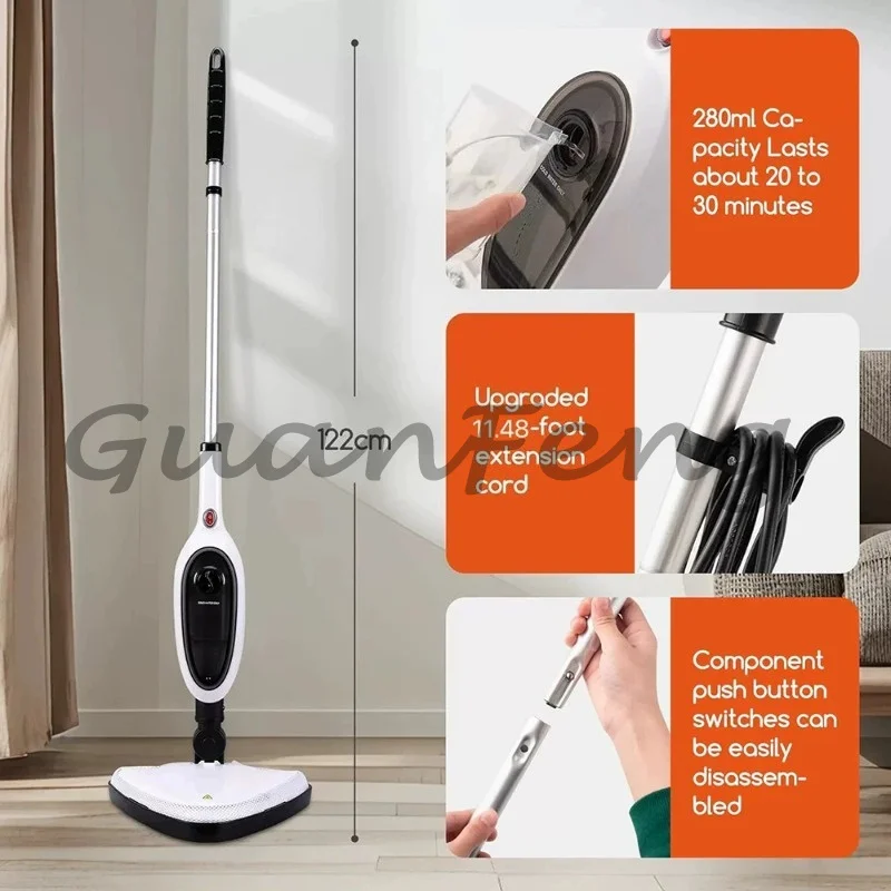 Household steam mop Handheld high temperature cleaning mop