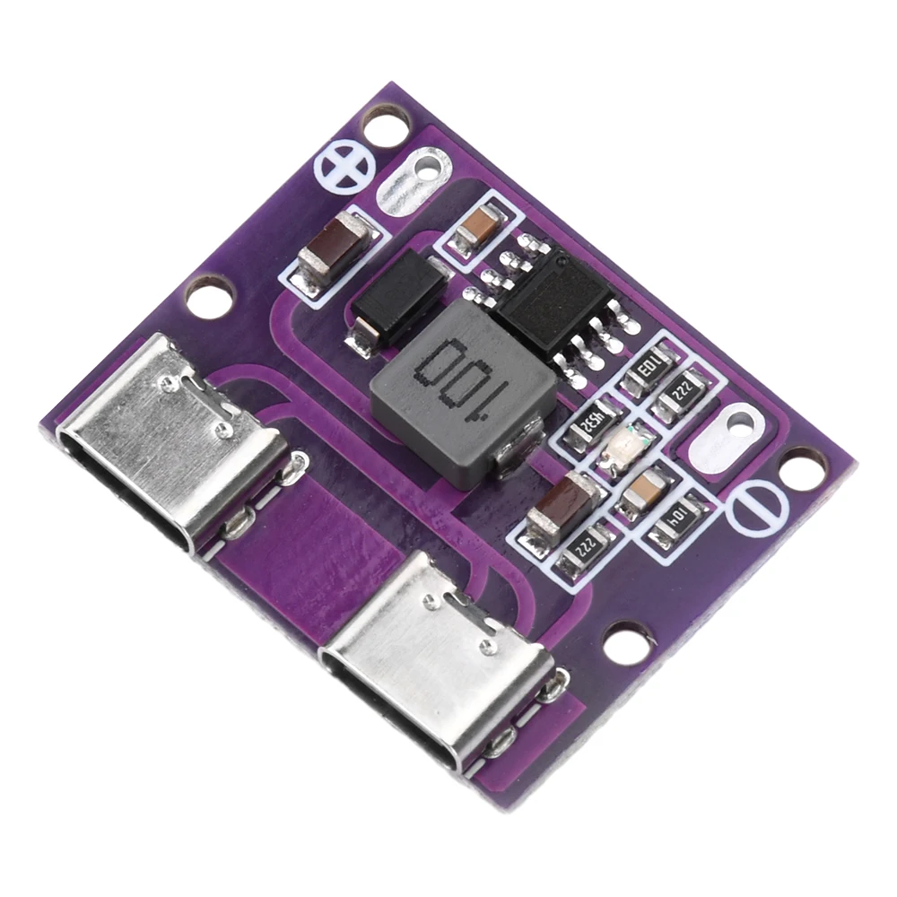 DC6V-36V Naar 5V 2a Dual Type-C Interface Step-Down Module Opladen Power Adapter Buck Module