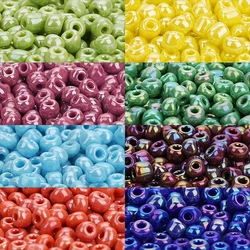 450Pcs/Lot 4mm Colorful Glass Seed Beads Round Shape Loose Spacer Beads For Jewelry Making DIY Earring Necklace Accessories