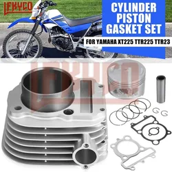 Motorcycle Accessories For Yamaha XT225 TTR225 TTR230 Cylinder Piston Gasket Top End Kit Set Big Bore 70mm Motoblock ATV Parts