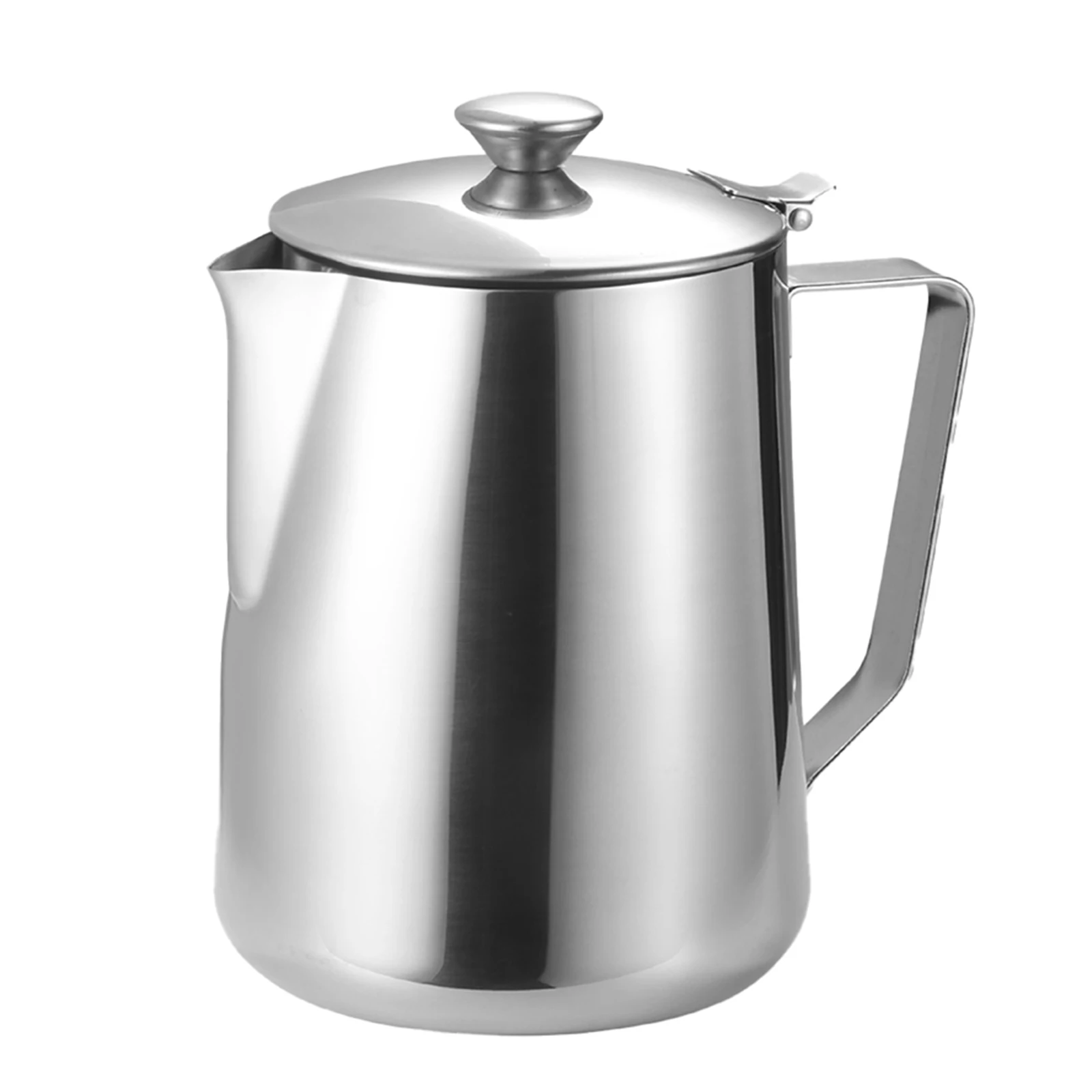 Create Fantastic Milk Coffee Foam Kettle Milk Frothing Package Content Special Lid Design Thick And Comfortable Body