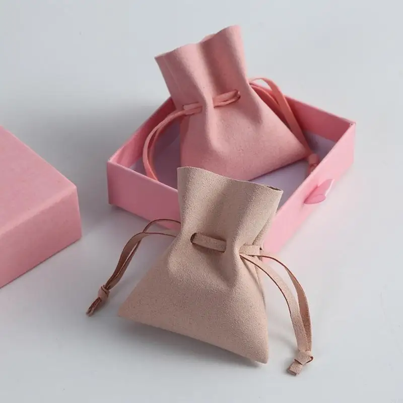 حل تغليف المجوهرات مع صندوق متعدد الألوان وحقيبة جلدية ومنظمات لعرض الأقراط وملمس جلدي للإكسسوارات #5