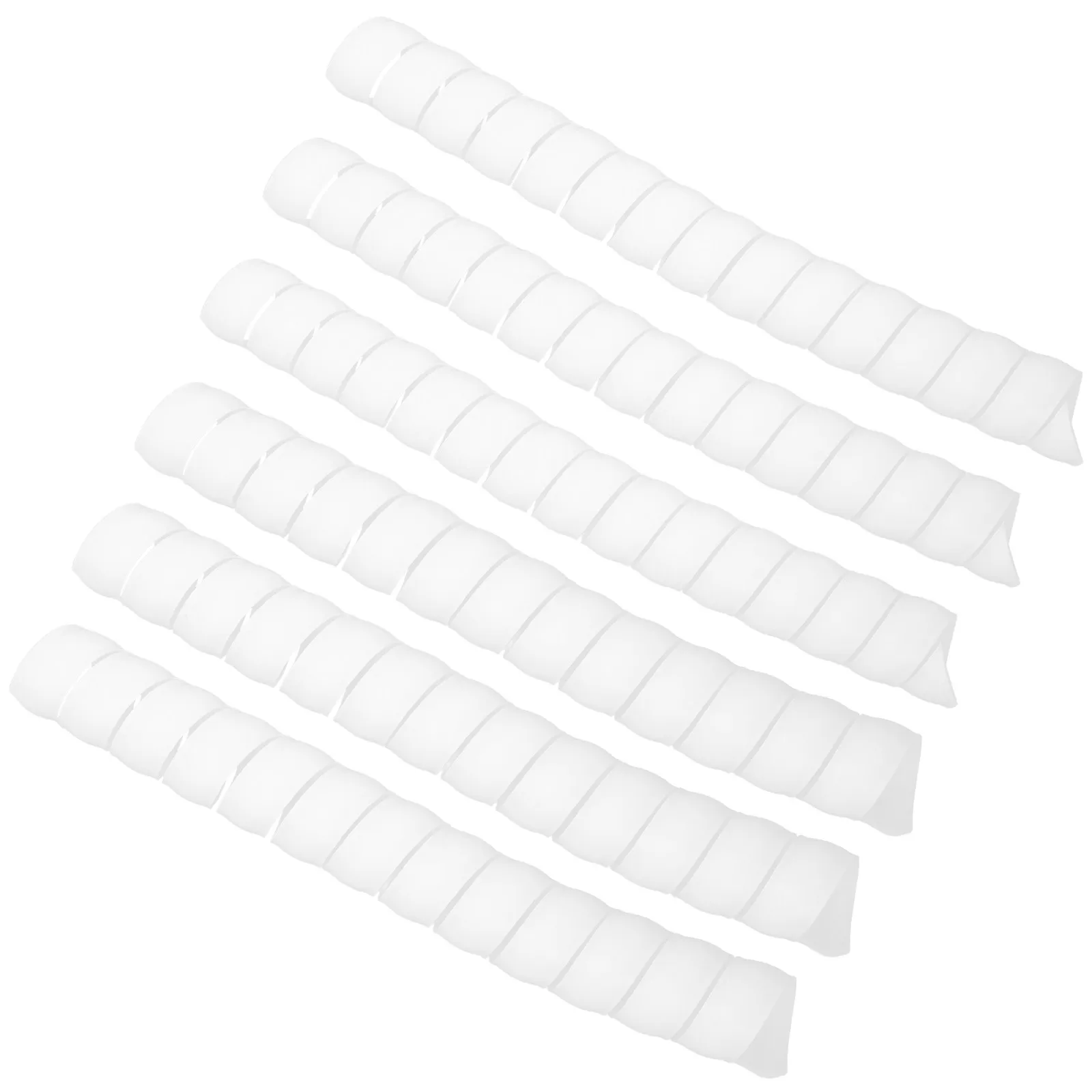 

6Pcs Tree Trunk Protector Spiral Plastic Guard for Animals Squirrel Deer Damage Prevention Tree Bark Protection Tubes Natural