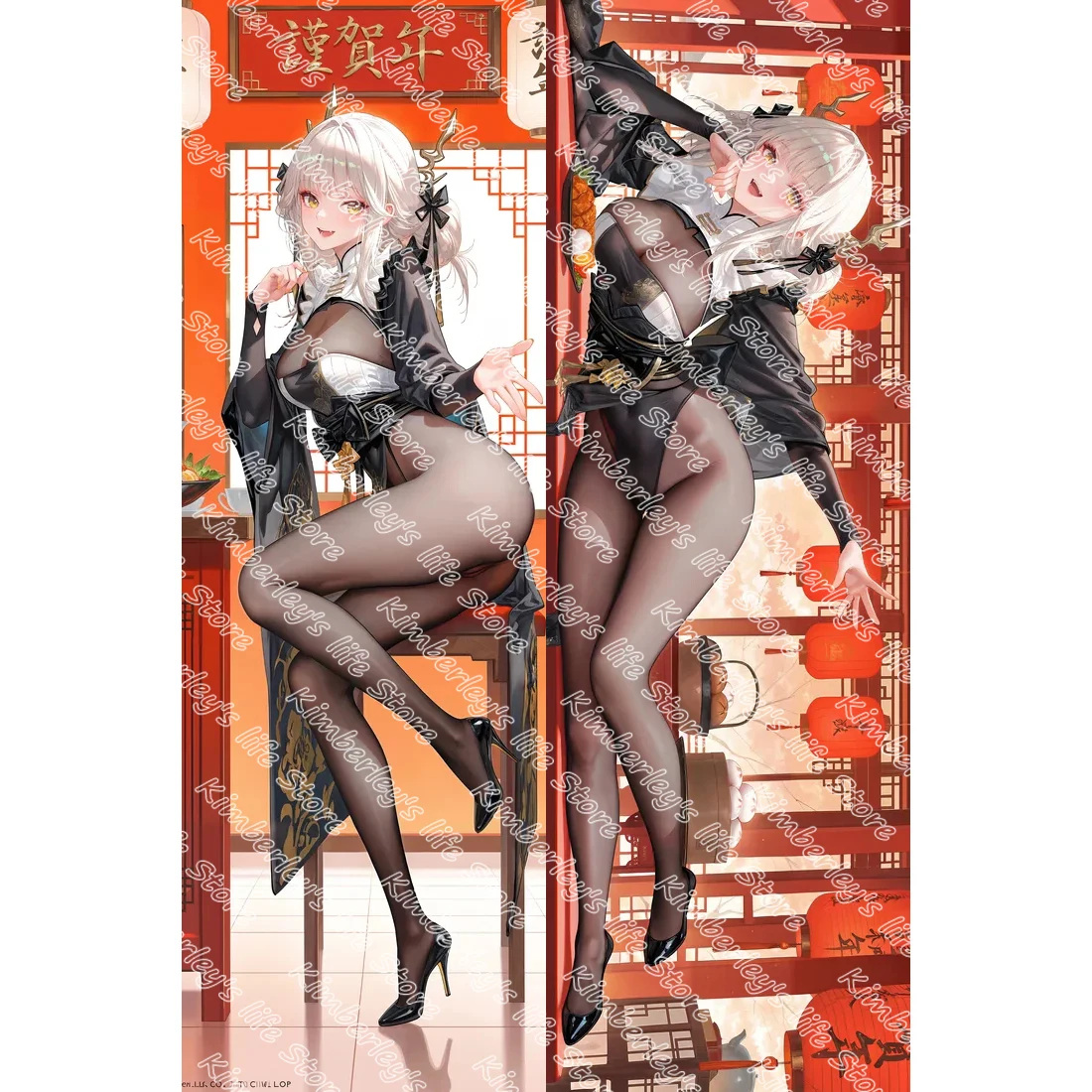 

Cartoons Games Goddess Blanc Cosplay Dakimakura Anime Pillow Case Hugging Body Prop Christmas and Halloween Gifts