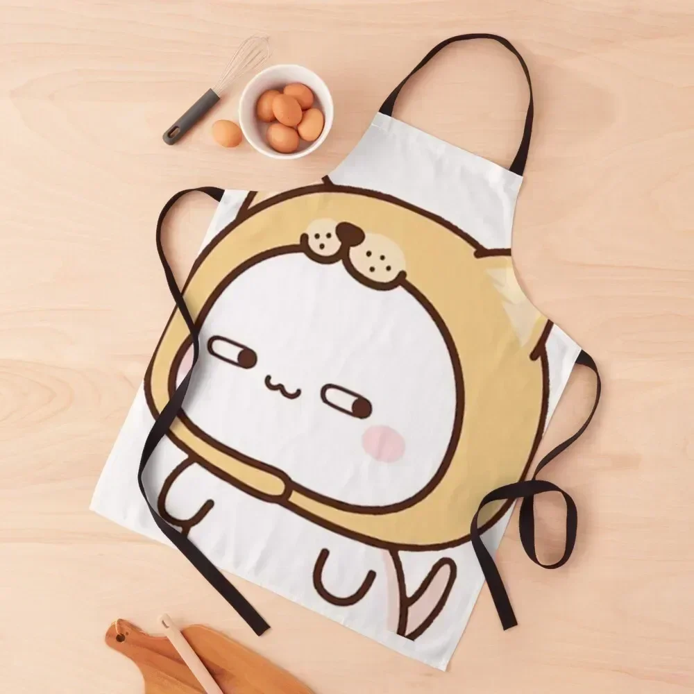 

Peach upset with her boyfriend Goma Apron Bib For Kitchen Customizable Woman household woman For Men Apron
