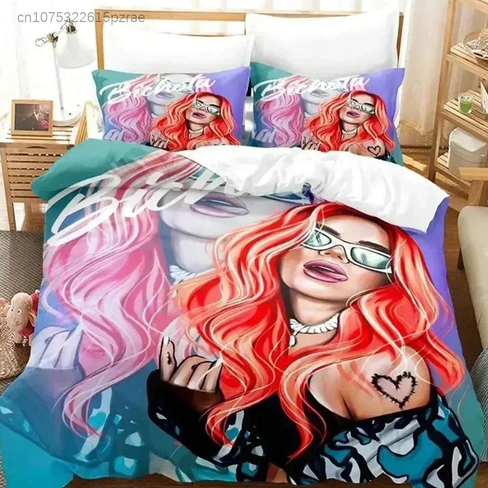 3D Print Karol G Carolina Giraldo Navarro Bedding Set Boys Girls Twin Queen Size Duvet Cover Adult Home Textileextile