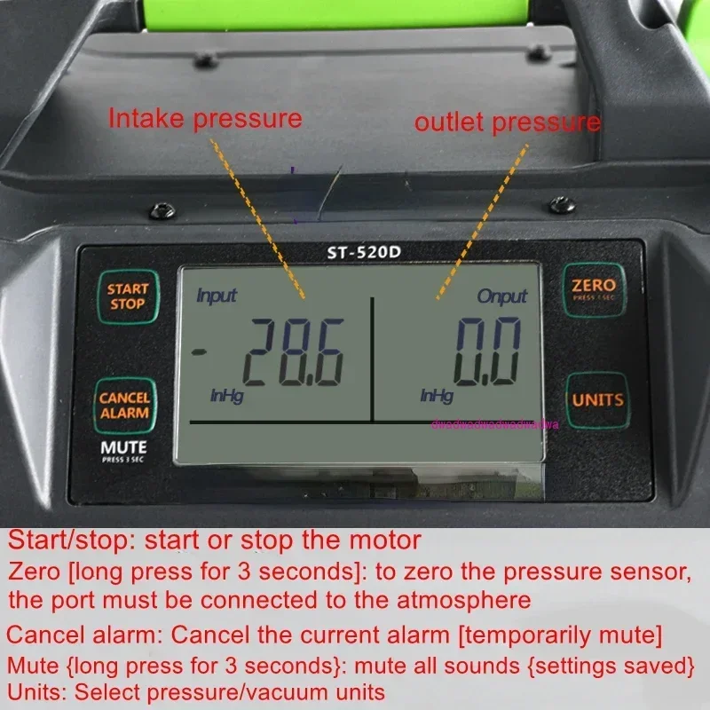 Máquina de recuperación de refrigerante ST-520D, máquina de bombeo de flúor, aire acondicionado, fluor, gran oferta, barato y fino