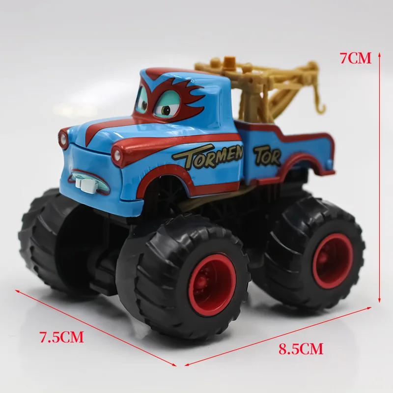 Disney Pixar Cars Lightning Mcqueen Tow Mater Mini véhicules alliage moulé sous pression modèle de voiture haute vélo enfants jouets pour garçons noël Gi