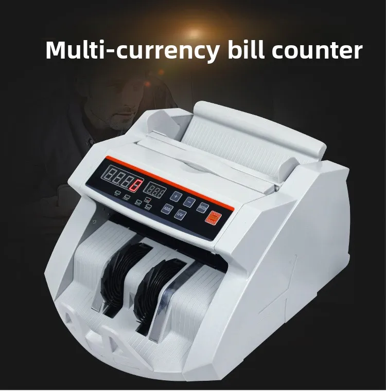 1000Pcs/Min Money Counter Business Cash Register Euros Bills Fake Banknote Detector By UV & MG Function for Banks Shops 2025