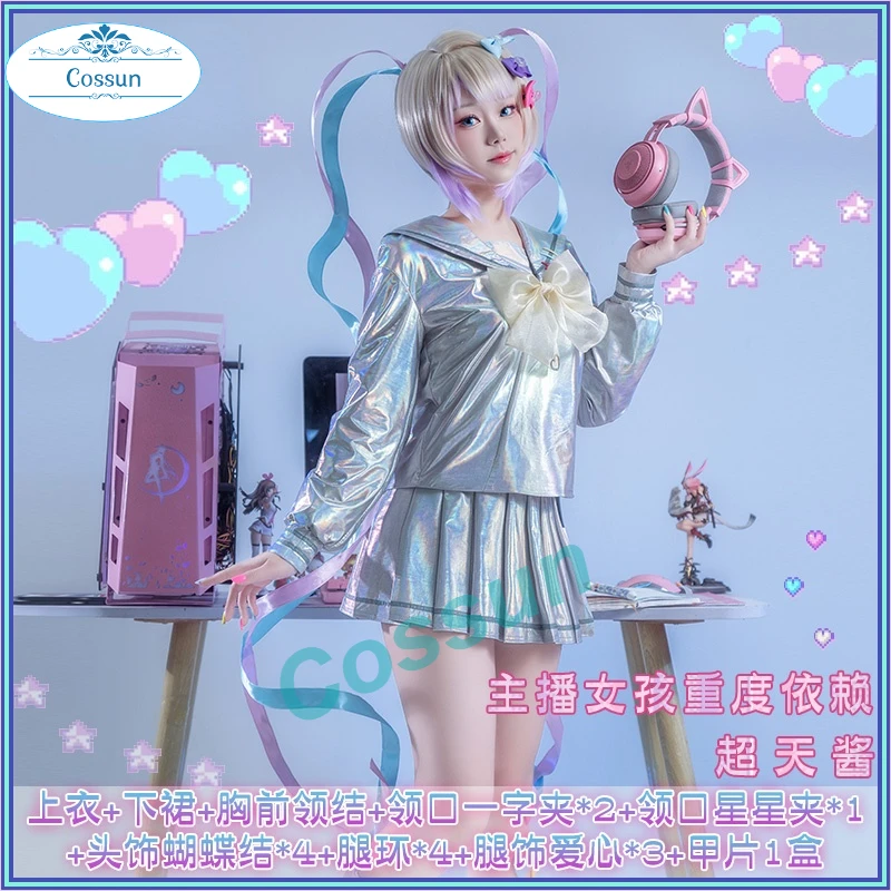 

Anime NEEDY GIRL OVERDOSE OMGkawaiiAngel Game Suit Nifty Lovely JK Uniform Cosplay Costume Halloween Party Outfit Women