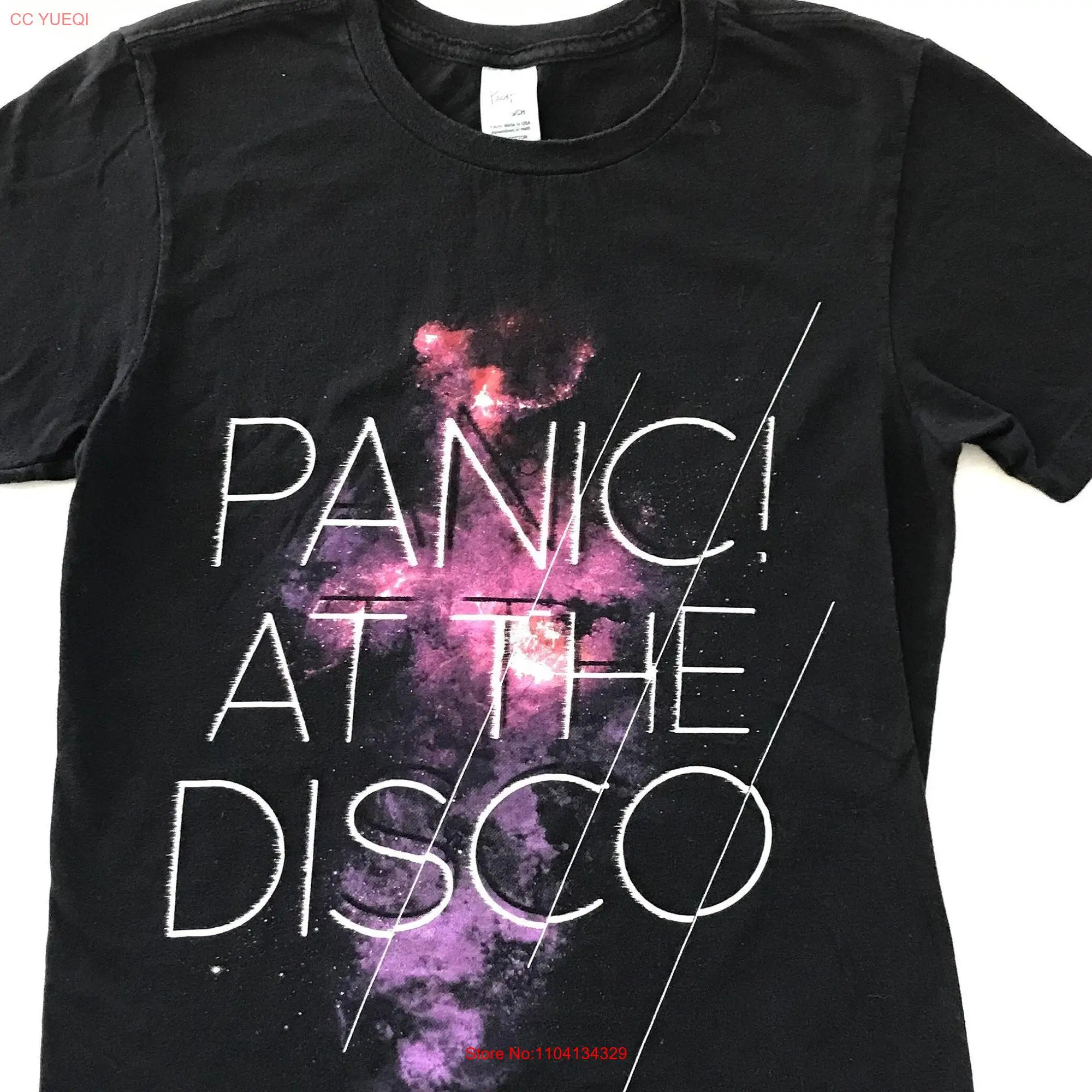 Panic at the Disco band T Shirt black size small long or short sleeves