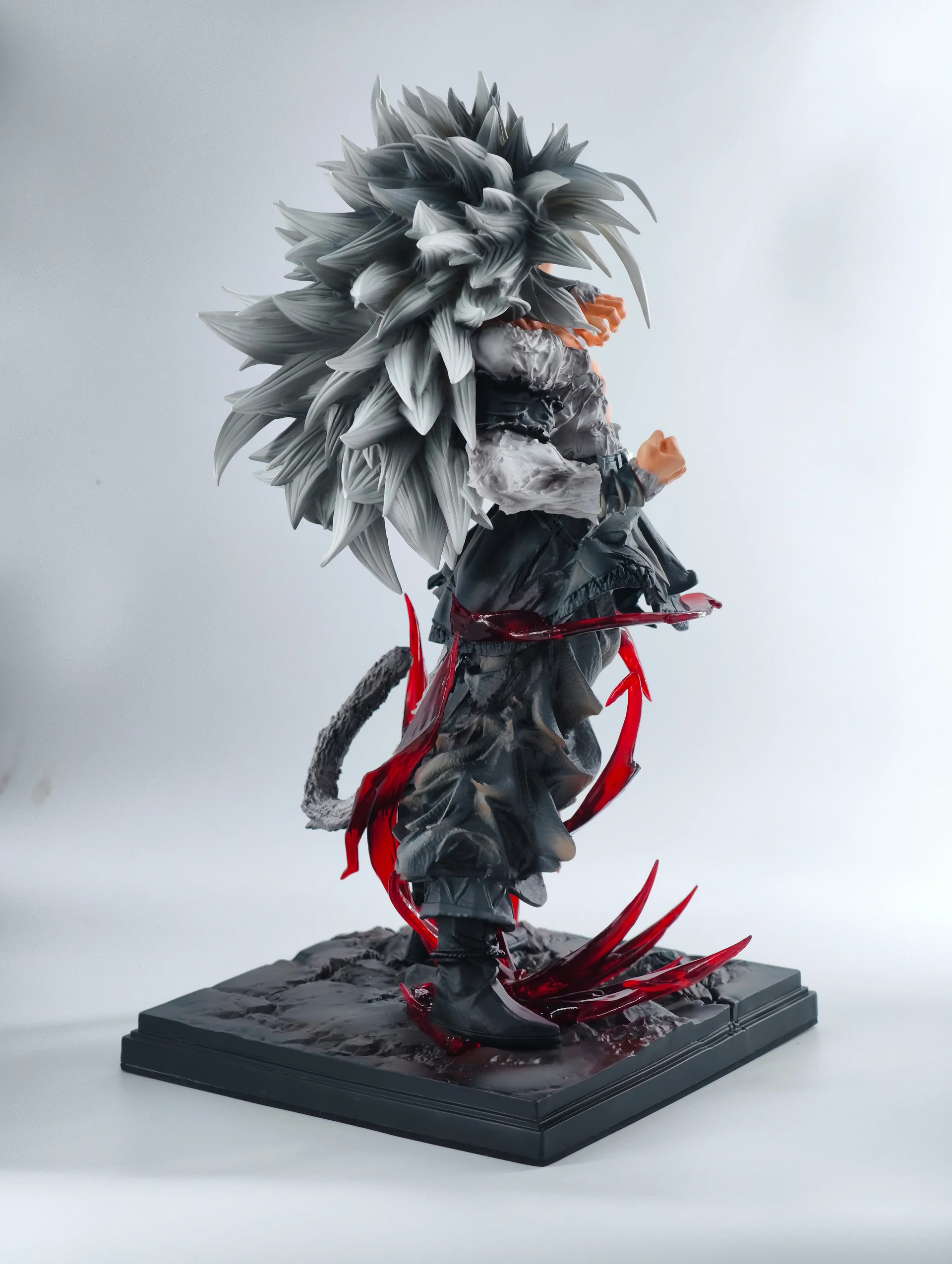 36cm Dragon Ball Super Saiyajin 5 Goku PVC-Statue Sammlerfigur Schreibtischdekoration Anime-Merchandise Trendiges Spielzeug Geschenk für Männer – Detail 5