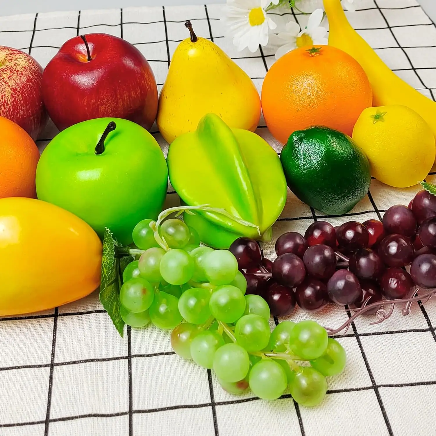 13 Pcs Artificial Fruits Decoration Home Realistic Faux Fruits for Centerpieces Party Decoration