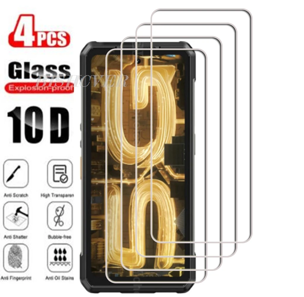 4Pcs Tempered Glass  FOR Ulefone Armor 34 Pro 6.95