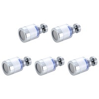 5PCS Faucet Elements Water Purifier Filter Kitchen Pressurized Bubbler 360 Degree Rotating Bathroom Remove Chlorine Heavy Metal