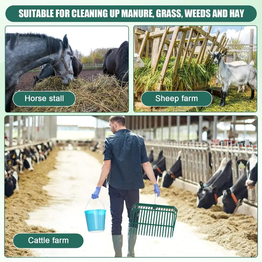 6 قطعة رأس شوكة السماد 18 نوع رأس شوكة الملعب مع مسامير وصواميل متينة ومستقرة ABS البلاستيك استبدال الملعب ل Garde