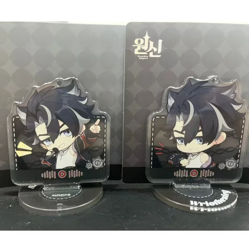 

Genshin Impact Wriothesley Anime Cosplay Acrylic Stand Model Desk Decor Standing Sign Key chain pendant ornament Halloween Gift
