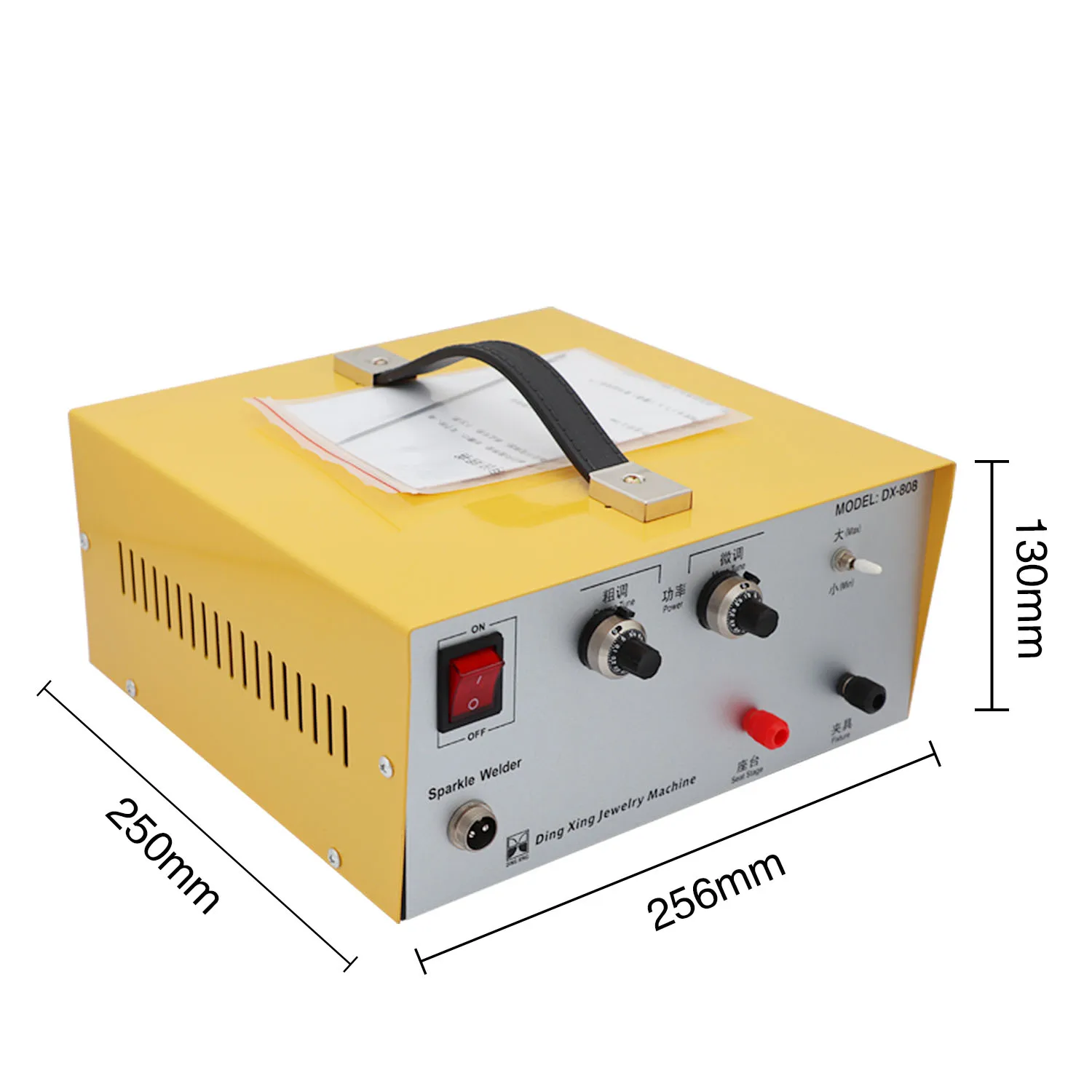 Electric Sparking Pulse Arc Welding Machine, Jewelry Tool, Spot Welder with Foot Pedal for Gold,Silver, 800W, 0.5-80A