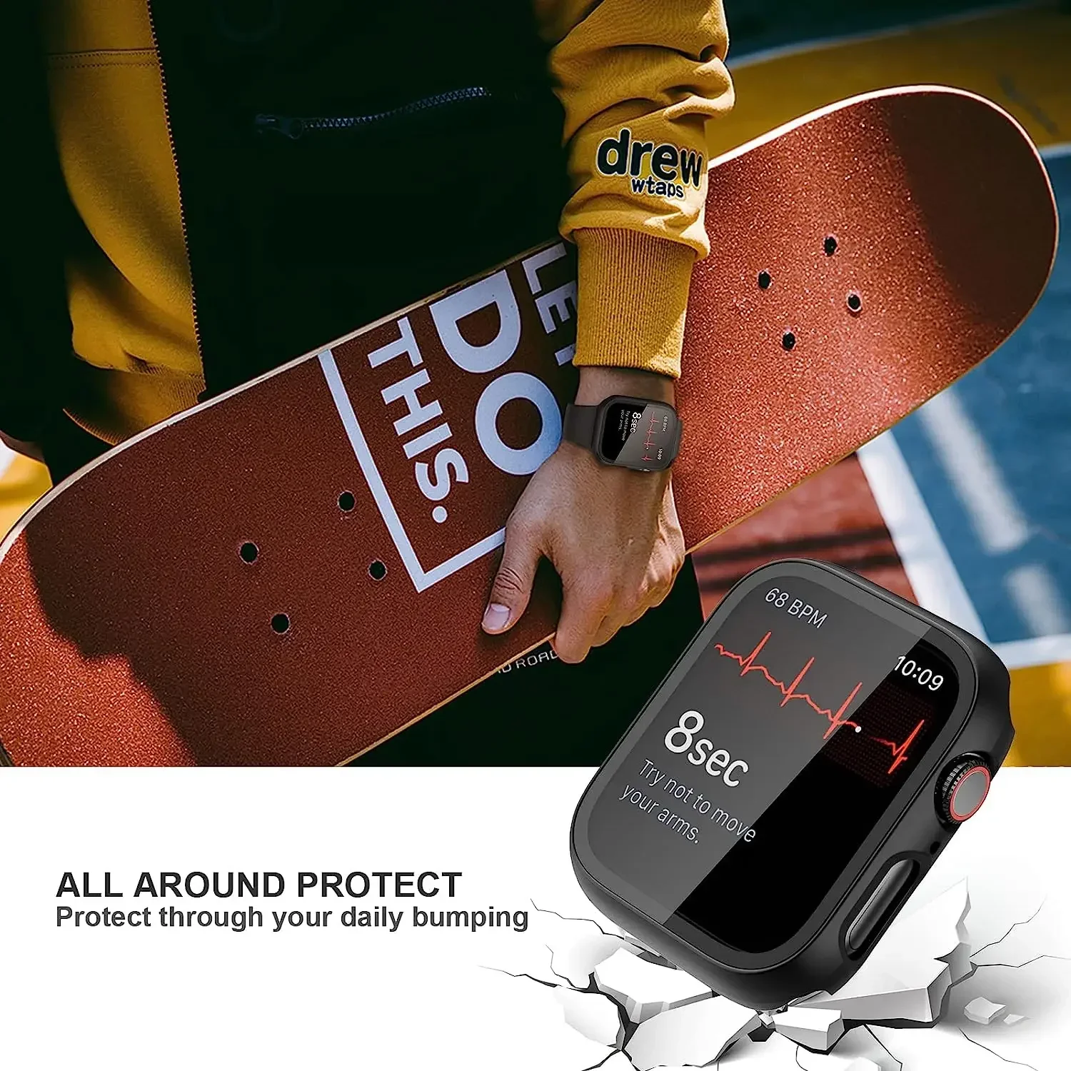 واقي للشاشة من الزجاج المقسى غطاء لساعة أبل سلسلة 9 Ultra 8 7 6 5 4 3 2 1 SE 49 مللي متر 45 مللي متر 41 مللي متر 40 مللي متر 44 مللي متر 42 مللي متر 49 مللي متر