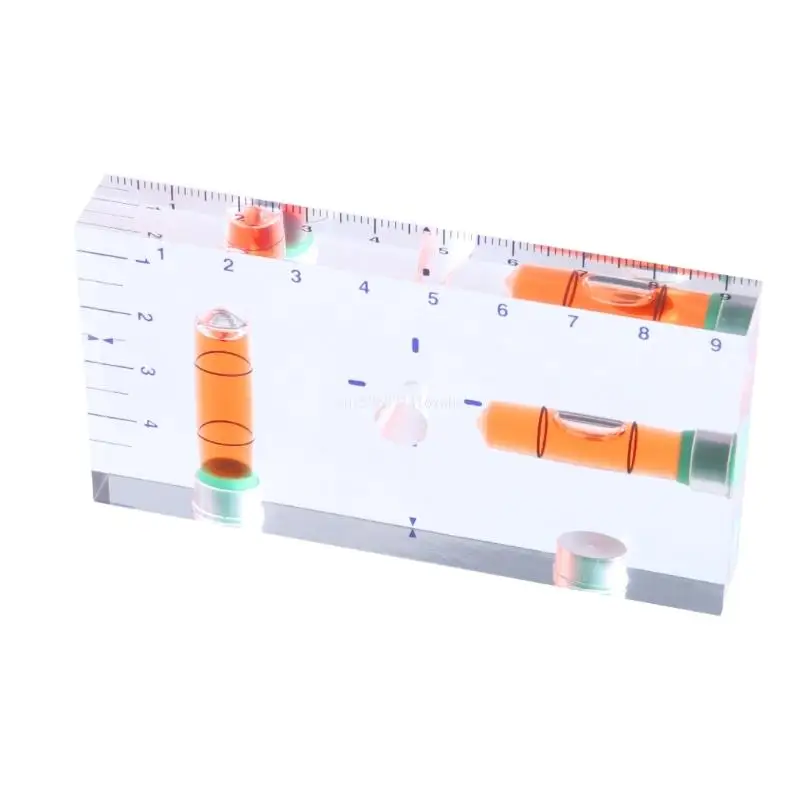 Dropship High Precisions Clear Leveling Tool with Orange Liquid Multifunctional Horizontal & Vertical Measure for Accurate