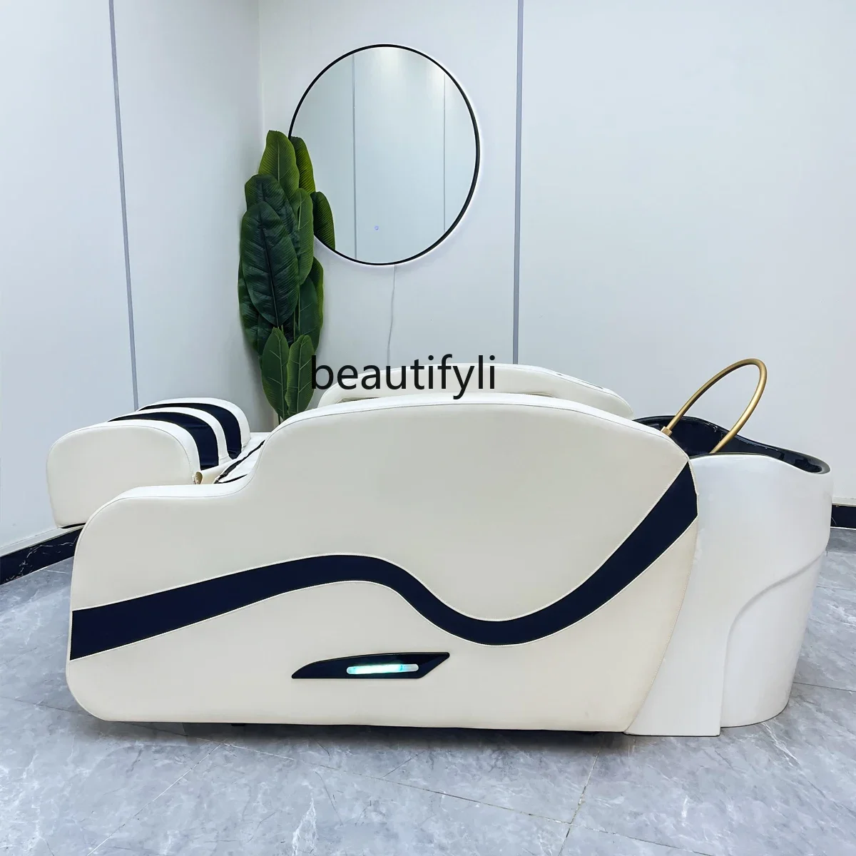 High-end intelligent massage shampoo bed constant temperature water circulation hair salon multifunctional head treatment bed