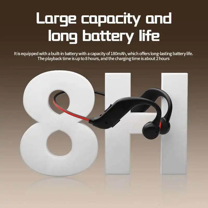

Best Ultra Long Endurance Support Card Insertion Running Sports Earphones Luminous Bone Conduction Wireless Bluetooth Headset