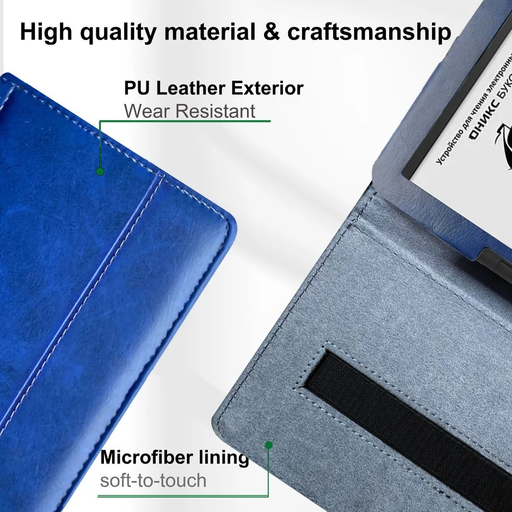 Adequado para Onyx Boox C67ML/C65/C63 e-book capa de couro protetora completa