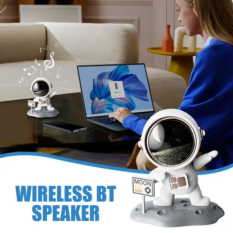 

Беспроводной динамик космонавта, маленький динамик, перезаряжаемая батарея, беспроводной сабвуфер, электроника для спальни, гостиной, путешествий