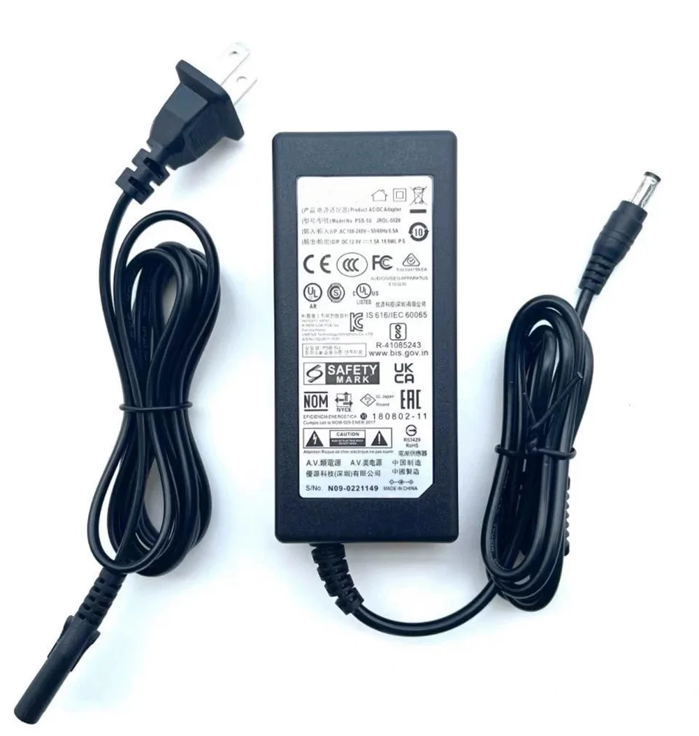 12V 1.5A AC Adapter Charger For Roland Guitar Effect PSB-5U FP-10 FP-18 BK RD-88 Power Supply
